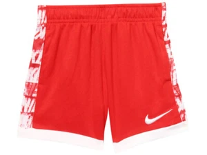 Nike Little Boy's Shorts Dri-FIT Trophy All-Over Print University Red - Picture 1 of 8