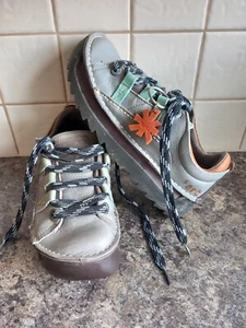 ART COMPANY SKYLINE SHOES - PALE BLUE - UK4/EU37 - LEATHER - GREAT CONDITION - Picture 1 of 10