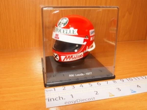 NIKI LAUDA 1977 HELMET 1/5 F1 PARMALAT CASQUE CASCO FORMULA 1 ROMERQUELLE - Imagen 1 de 1