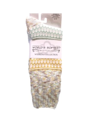 Calcetines Más Suaves del Mundo - Colección Fin de Semana - Texturizados - Frosty Multi - NUEVO Foto 1 de 2