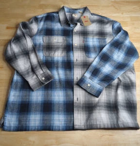 Camisa Levi's Para Hombre Manga Larga Utilidad Con Botones Impresionante A Cuadros XXL - Imagen 1 de 11