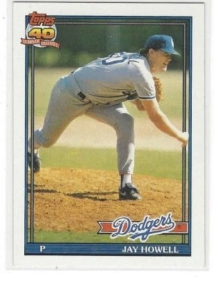 1991 TOPPS BASEBALL REGULAR BASE SERIES SINGLES #'S 601-792 - Image 1 of 2