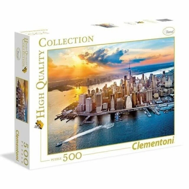 CLEMENTONI PUZZLE 500 PEZZI HIGH QUALITY NEW YORK 35038 - Immagine 1 di 1