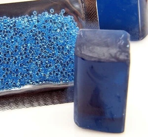 Dark Swiss Topaz Blue Nano Crystal Heat Resistant artificial Topaz lab created - Picture 1 of 7