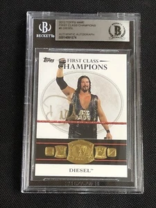 DIESEL 2012 TOPPS WWE FIRST CLASS CHAMPIONS SIGNED AUTOGRAPH CARD BAS AUTHENTIC - Picture 1 of 2