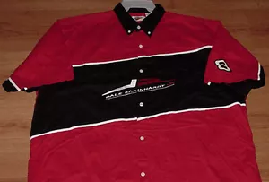 Dale Earnhardt Jr. Camisa Pit Crew 3XL Nascar logotipos bordados con botones completos - Imagen 1 de 3