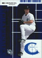 2005 Donruss Craftsmen Florida Marlins Baseball Card #12 Josh Beckett /2000