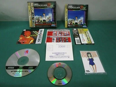Sega Saturn Neon Genesis Evangelion 2nd Impression. CD, card, etc. JAPAN. 17424 - Image 1 of 4