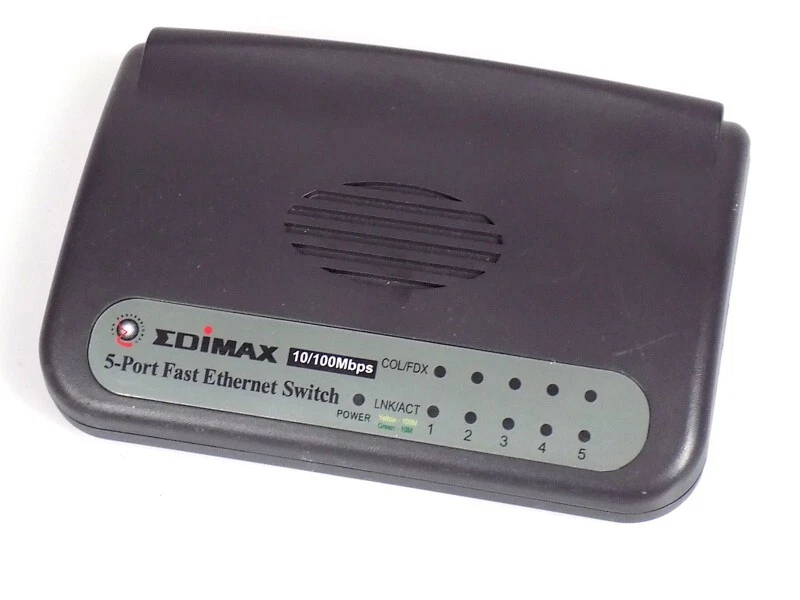 Edimax ES-3105P Fast Ethernet 10/100 Mbps Netzwerk Switch mit 5x Ports, BULK, OK - Image 1 of 1