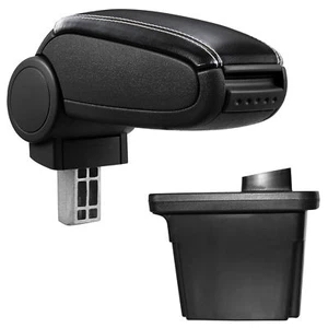 Accoudoir Central Cuir Référence Noir/Blanc pour Hyundai i30 2007-2012 - Picture 1 of 1