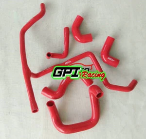 Silicone Radiator Hose kit For BMW E30 M20 325 325i 6cy 1988-1993 89 90 91 RED - Picture 1 of 12