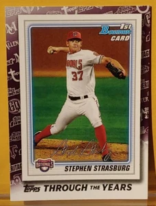 Stephen Strasburg Topps 2021 Series 1 Topps Through The Years TTY-27 Washington - Picture 1 of 2