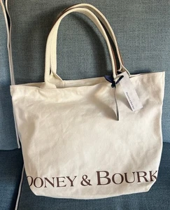 Bolso de Mano Grande de Lona Reutilizable Dooney & Bourke Shopper Nuevo Con Etiquetas - Imagen 1 de 7