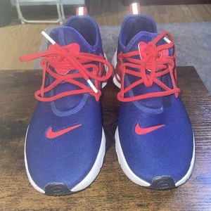 Nike React Presto GS Hyper Royal Blue Cosmic Red Men's Sneakers Sz 8, CW5586-400 - Picture 1 of 6