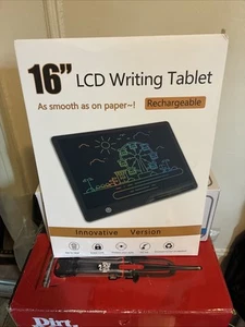 Tablette d'écriture LCD 16" dessin électronique bloc-notes tableau griffonné - bureau enfants - Photo 1/4