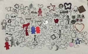 Riesige Menge 115 Vintage Aluminium, Metall und Kunststoff Ausstechformen - Bild 1 von 18