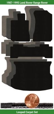 Juego de alfombrillas clásicas personalizadas para Land Rover Range Rover '87-95 (4 piezas) #VE5 Foto 1 de 4