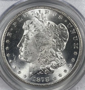 1878-CC Morgan Silver Dollar 1.00. PCGS MS 63 Carson City. - Picture 1 of 5
