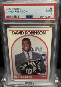1989 HOOPS DAVID ROBINSON #138 PSA 9 - Bild 1 von 2