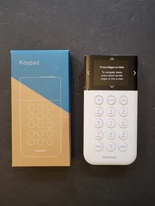 SimpliSafe Wireless Pin Pad Tastatur KP3W weiß NEU - Bild 1 von 5