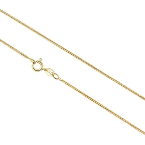 Collana Vivance in argento sterling 925/- placcato oro catena blindata... - Foto 1 di 3