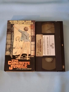 The Concrete Jungle VHS TAPE Women In Prison CULT Exploitation RARE VEC - Picture 1 of 4