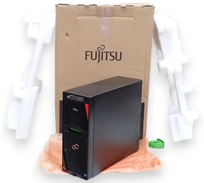 NEW Fujitsu Primergy TX1330 M5 E-2336 64GB RAM 2x 1TB HDD 4-Bay Tower Server - Image 1 of 4