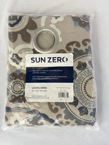Nepal Global Print Blackout Grommet Curtain Panel - Sun Zero - Picture 1 of 2