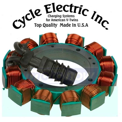 Cycle Electric Stator for 1989-1998 Harley Davidson FLHTC Electra Glide xm Foto 1 de 4