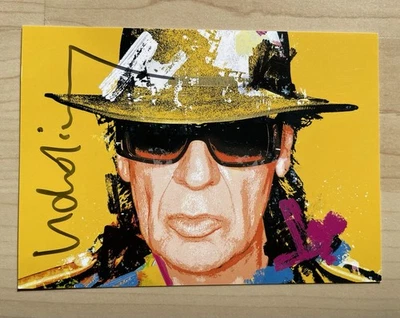 Handsignierte Autogrammkarte , Udo Lindenberg, Sänger - Bild 1 von 2