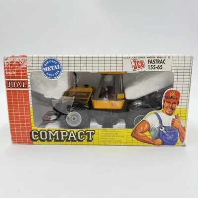 Joal Compact 1/35 Scale JCB Fastrac 155-65 Farm Toy Diecast Metal Tractor Rare - Image 1 of 4