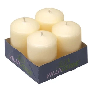 Set 4 Ceri Ivoire 10x5 CM Leone Bougie Icht Cigare Centre de Table - Bild 1 von 4