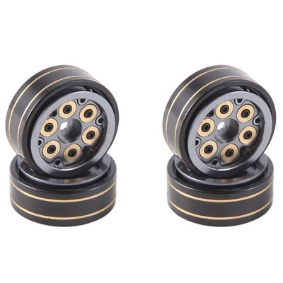 4 Stück 1,0   Beadlock Felgen Nabe für 1/24 1/18 RC Crawler TRX4M AX24 4120 - Bild 1 von 4