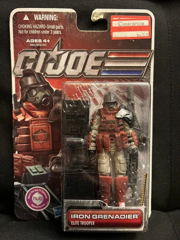 GI JOE Hasbro POC Pursuit Of Cobra Iron Grenadier SEALED Action Figure Elite Cover