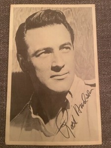 Rock Hudson Pre-Signed Fan Post Card