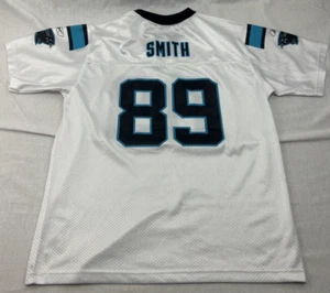 Steve Smith #89 Reebok NFL Carolina Panthers Jersey White YOUTH XL 18-20 - Picture 1 of 5