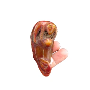 Chinese old jade,collectibles,Hongshan culture,jade,rare monkey,pendant K(456) - Picture 1 of 5