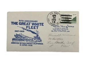 1978 USS Sperry AS-12 Great White Fleet 70th Anniversary Cover – Naval Cachet - Picture 1 of 2
