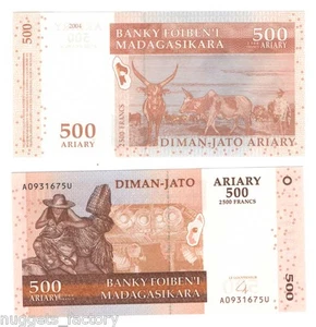 500 Ariary Madagascar P-88-B 2004/7 Neuf ( 559 ) - Imagen 1 de 1