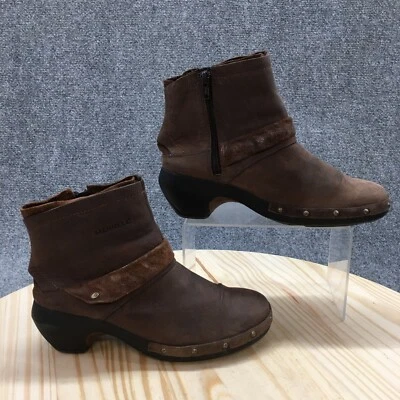 Merrell Botas Mujer 7 Encore Cuña Lujo Medio Tobillo Botín Marrón Comodidad J68652 Foto 1 de 4