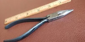 Vintage UTICA Short Chain Nose Side Cutting Pliers #622 - 5" Made in USA - Picture 1 of 20
