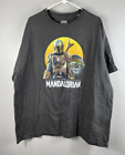 T-shirt imprimé graphique Star Wars mandalorien homme taille gris 3X