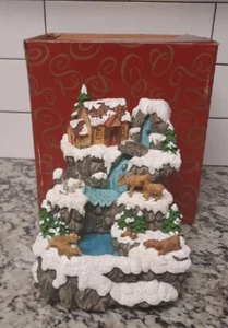 The San Francisco Music Box Company Winter Wonderland Water Fountain Christmas - Picture 1 of 5