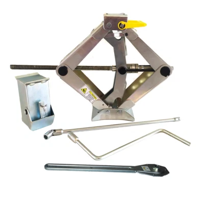 Gortech Heavy Duty 2 Ton Scissor Jack - Supports 4 Ton Vehicles, 23in Lift - Image 1 of 4