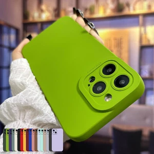 For iPhone 15 14 13 12 11 Pro Max XR Shockproof Liquid Silicone Case Phone Cover - Picture 1 of 51