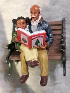 Cuentos de Navidad LEMAX 72505 abuelo leyendo a nieta 2017 - Imagen 1 de 8