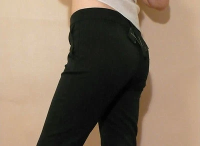 ROBERT RODRIGUEZ BERRY Womens Smudge Black Stretch Dress/Casual Pants Sz 6 NWT Foto 1 de 4