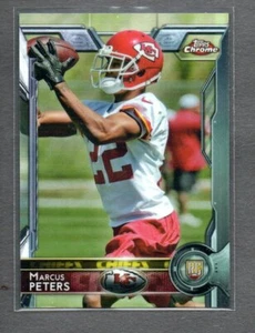 2015 Topps Chrome Marcus Peters #124 KC Kansas City Chiefs novato a radiocontrol - Imagen 1 de 1