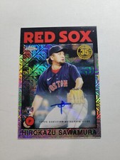 Hirokazu Sawamura 2021 Topps Update Silver Pack Auto /149 Boston Red Sox Mojo