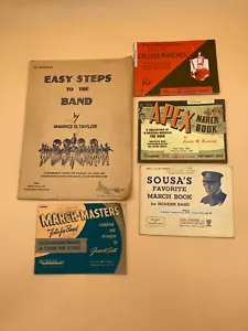March Band Books Sousa Apex March Master College Marches Vintage Music - Picture 1 of 9